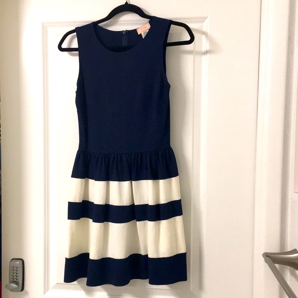 ✨ Moving sale 🚗- Cute blue/white striped skater dress, Size S